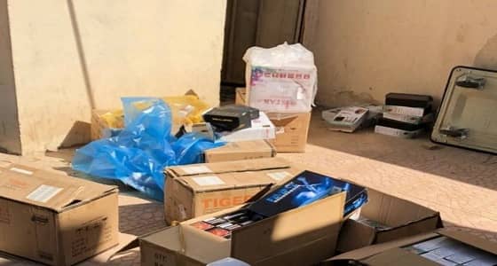 بالصور.. ضبط 185 جهازا مخالفا لنظام حماية حقوق المؤلف بالرياض