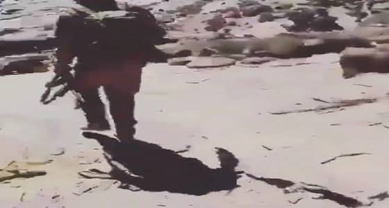 فيديو.. أبطال الحد الجنوبي في مناوشة مع إرهابين في نهار رمضان