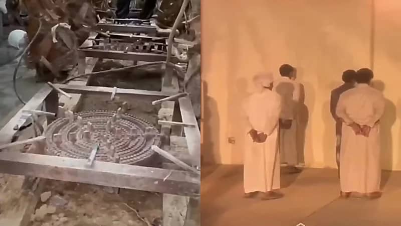 بالفيديو.. القبض على 11 مخالفًا يديرون مصنعًا للخمور بالرياض