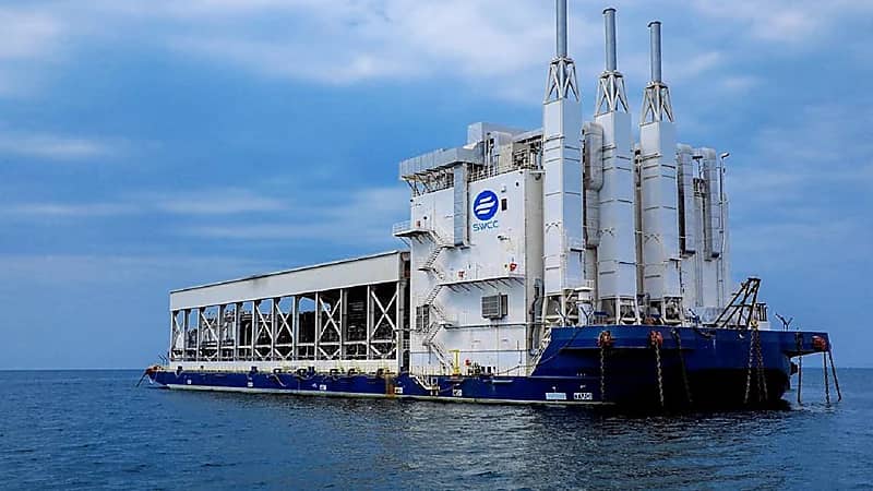 أمير جازان يدشن أكبر محطة عائمة لتحلية المياه على مستوى العالم