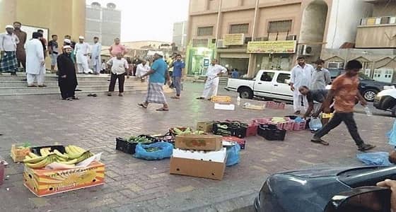 بلدية الجبيل تصادر 45 بسطة جائلة في حملة مفاجئة