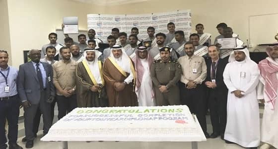 بالصور.. حفل تخرج طلاب معهد تقنيات المياه والكهرباء برابغ