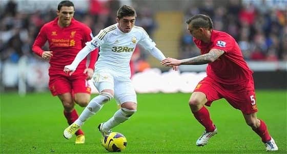 سوانزي سيتي يهزم ليفربول بهدف نظيف