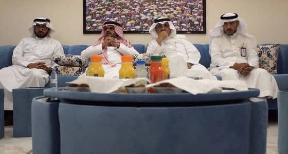 الجابري يزور تعليم ألمع ويرعى إجتماع مجلس القيادة التربوية