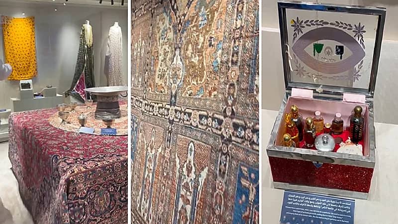 سجادة ولد عليها الملك فهد .. مقتنيات لم تشاهدها من قبل للأميرة حصة السديري .. فيديو