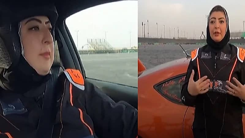 بالفيديو .. أول مدربة سعودية لرياضة الأوتو كروس