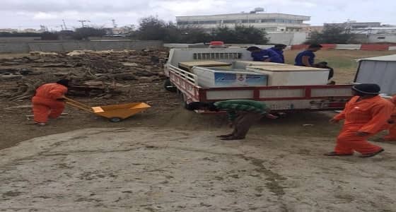 بالصور.. مصادرة 63 كيلو من اللحوم مجهولة المصدر بالنماص