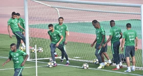 بالصور.. الأخضر يواصل تدريباته في المعسكر الحالي