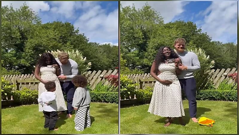 عبير سندر تعلن حملها بطفلها الثالث .. فيديو