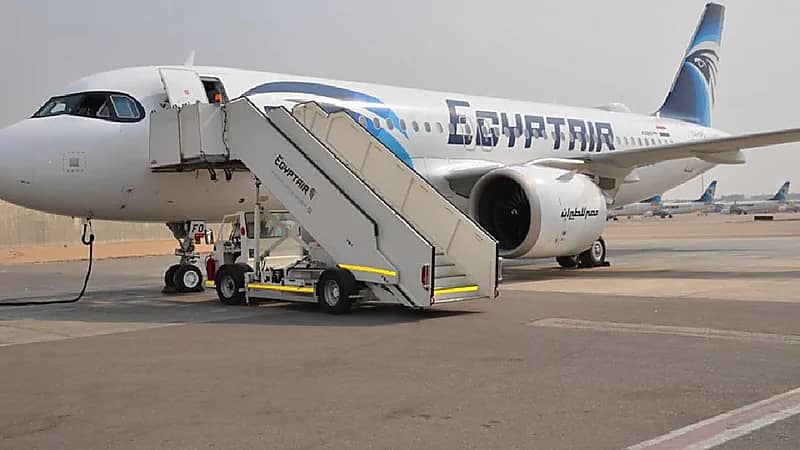 بلاغ بوجود قنبلة على طائرة مصرية في روما
