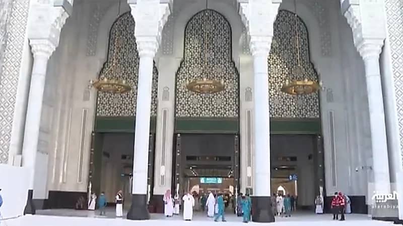 المواصفات الهندسية لـ "باب الملك عبدالعزيز" في المسجد الحرام (فيديو)
