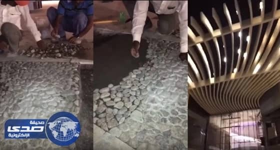 بالفيديو.. أعمال التشطيبات الداخلية والخارجية لمشروع " الرياض بارك "