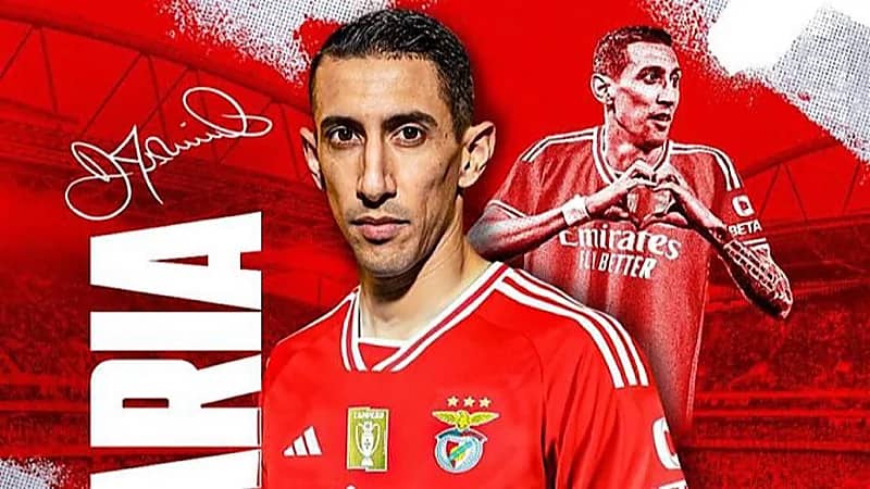 دي ماريا مهاجم الأرجنتين يعود لبنفيكا بعد 13 عامًا من رحيله