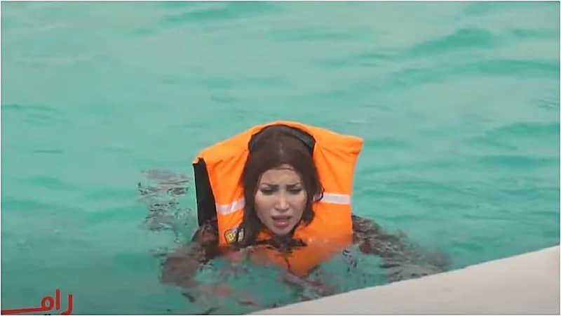 أول تعليق لـ نسرين طافش بعد انهيارها في "رامز عقله طار"