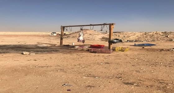 بالصور. إزالة مسالخ عشوائية وحظائر بالرياض