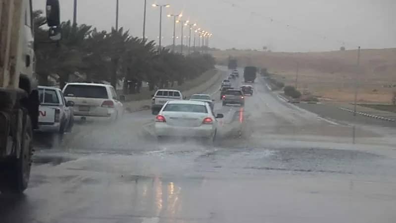 المسند: استمرار هطول أمطار على بعض المناطق