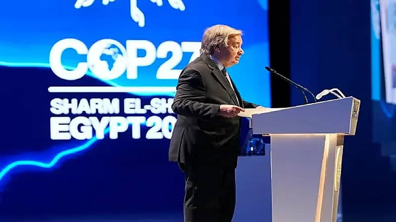 شاهد..الأمين العام للأمم المتحدة يتعرض لموقف محرج