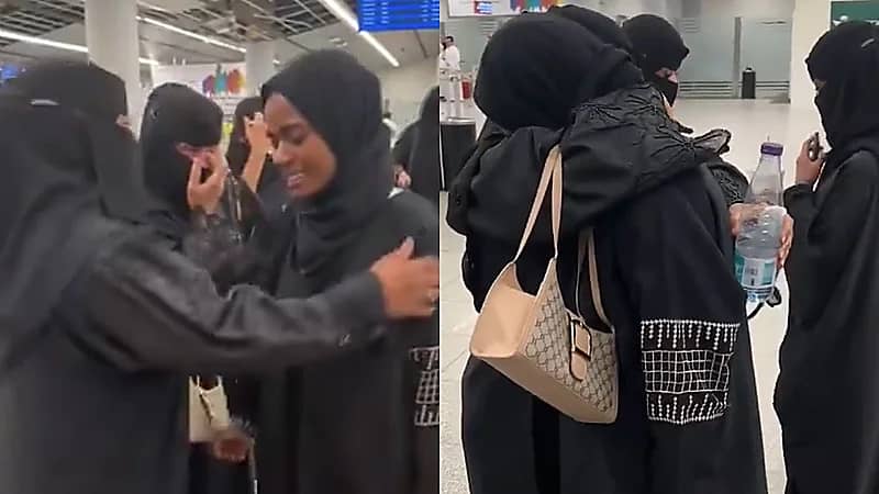 بالبكاء والأحضان .. سيدة توثق لحظة رحيل عاملتها المنزلية بعد 15 سنة عمل .. فيديو