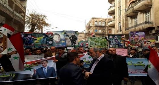 مليشيات سليماني وحزب الله يحتفلون في دمشق مع الراقصات