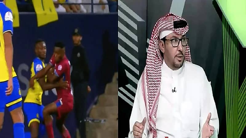 الروقي عن مباراة النصر وأبها : بلنتي وطرد والفار يغض الطرف
