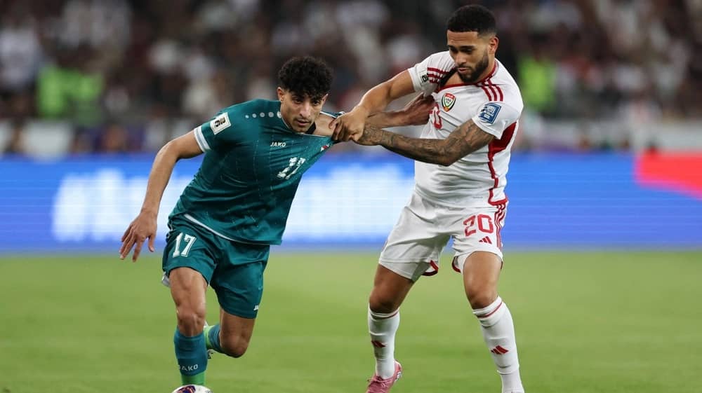 العراق يتغلب على الإمارات ويتأهل إلى الملحق العالمي