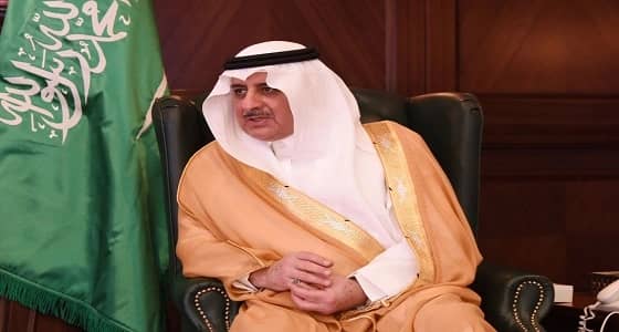 امير تبوك يلتقي الأمين العام لصندوق التعليم العالي الجامعي