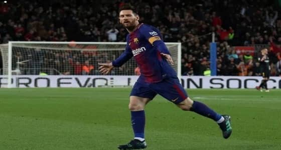 " ميسي " يعزز صدارة برشلونة للدوري الأسباني