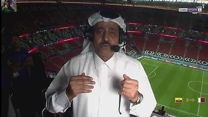 يوسف سيف: مثل مباراة قطر والإكوادور تخلي المعلق يعتزل