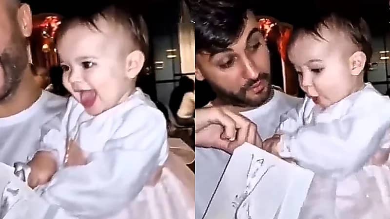 ردة فعل لطيفة من طفلة عند رؤية هديتها .. فيديو