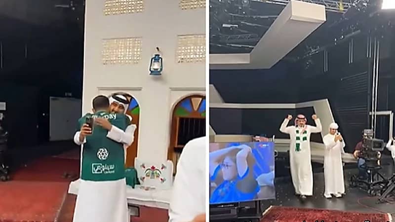 فرحة محمد السويلم بعد تتويج الأهلي .. فيديو