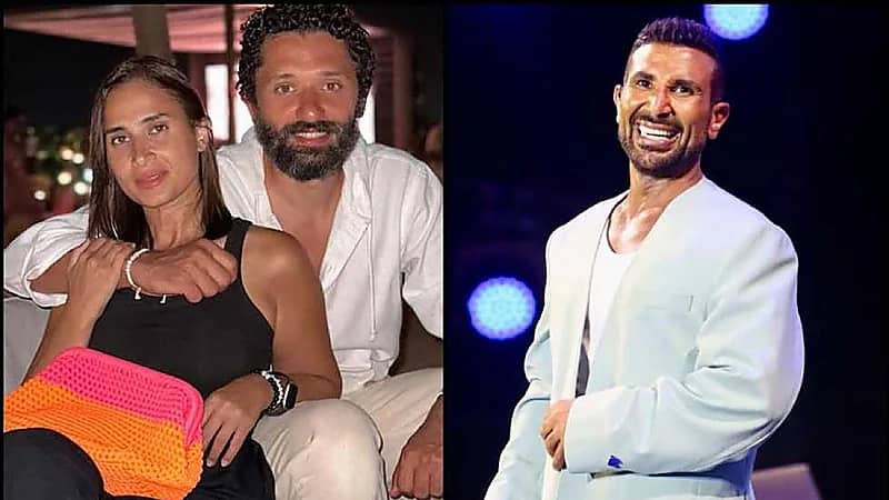 أحمد سعد يهدي أغنية قادر أكمل لكريم محمود عبد العزيز وزوجته.. فيديو