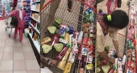 بالفيديو.. رد فعل المهرة البحرينية بسبب مشتريات الخادمة من السوبر ماركت