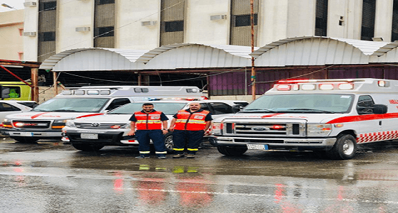 الهلال الأحمر بالباحة يرفع جاهزيته في ظل التنبيهات الواردة بهطول أمطار غزيرة