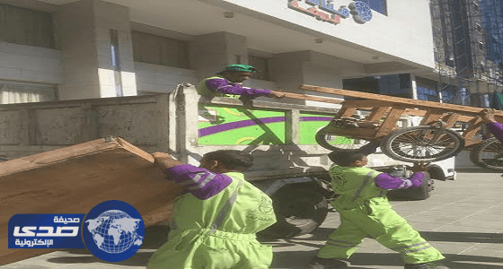 أمانة مكة تزيل المباسط العشوائية وتصادر 5000 قطعة خلال حملات مكثفة