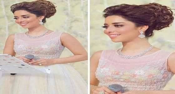 بالصور..بلقيس تتألق في حفل زفاف خاص بفستان منفوش ومجوهرات ماسية