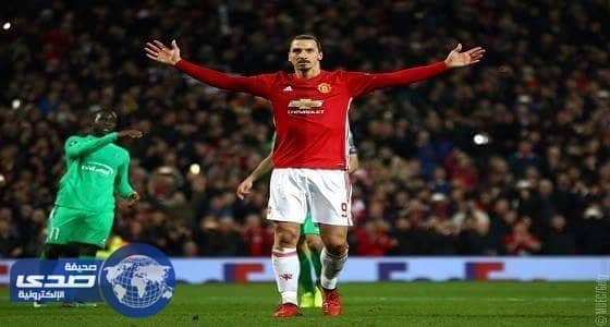 بالفيديو.. ابراهيموفيتش يقود مان يونايتد للفوز سانت ايتيان