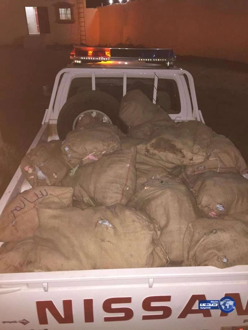 اﻹطاحة بـ 19 مخالفا وكميات من القات في حملة أمنية بالحشر