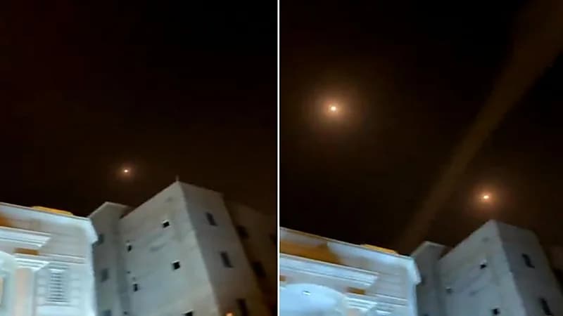 شاهد.. اعتراض صاروخين بالستيين أطلقتهما مليشيا الحوثي تجاه الظهران