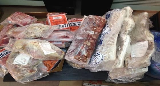 بالصور.. مصادرة لحوم وأسماك تالفة بالعويقيلة