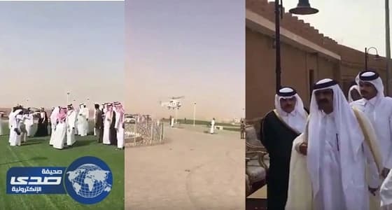 بالفيديو.. الشيخ حمد آل ثاني يزور بلدة " أشيقر "