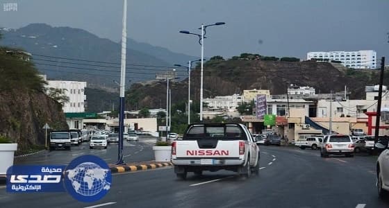 هطول أمطار خفيفة على رجال ألمع