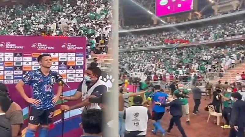 حملة اعتذار من الجماهير السعودية بعد فيديو قائد المنتخب الياباني