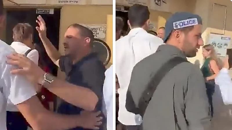 لحظة هروب وزير الخارجية البريطاني بعد قصف المقاومة لمستوطنة بالأراضي المحتلة.. فيديو