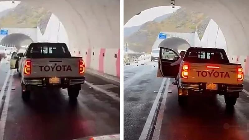 تساقط صخور على طريق عقبة الباحة يعرقل حركة المركبات.. فيديو