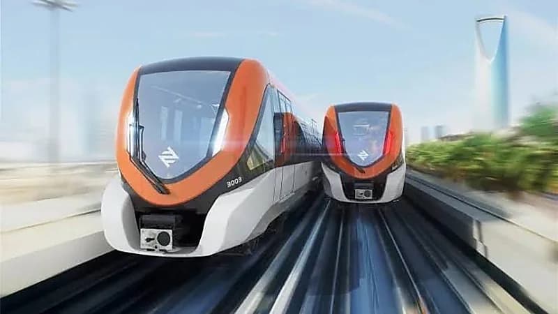 قطار الرياض يعلن مواعيد تشغيل الخط البرتقالي خلال شهر يونيو