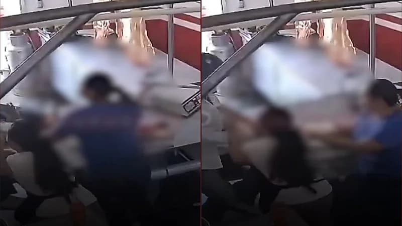 فتاتان تتصدّيان لمحاولة سطو مسلّح على محل جزارة.. فيديو