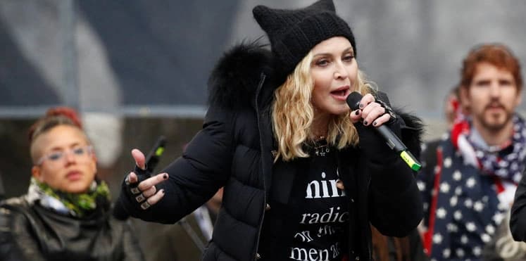 مادونا  تعلق على تصريحها حول  تفجير البيت الأبيض