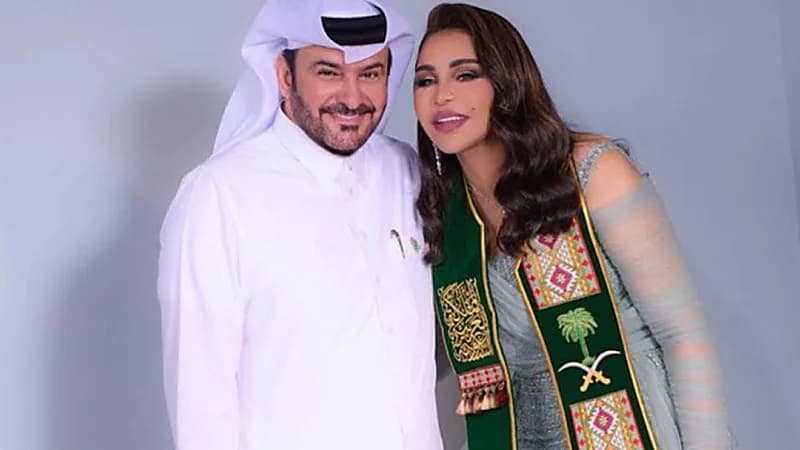 بالفيديو.. زوج أحلام يتغزل بها على الملأ ويفاجئ الجمهور برده عن تعدد الزوجات