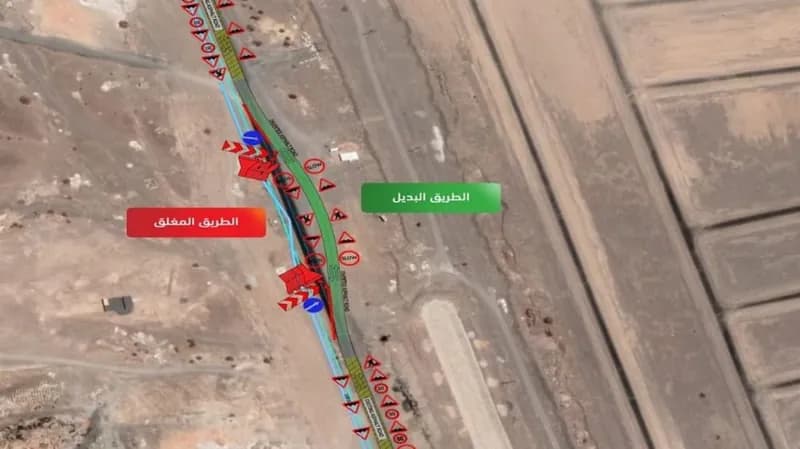 تنفيذ تحويلة بطريق الملك خالد بين مسلم والبخاري