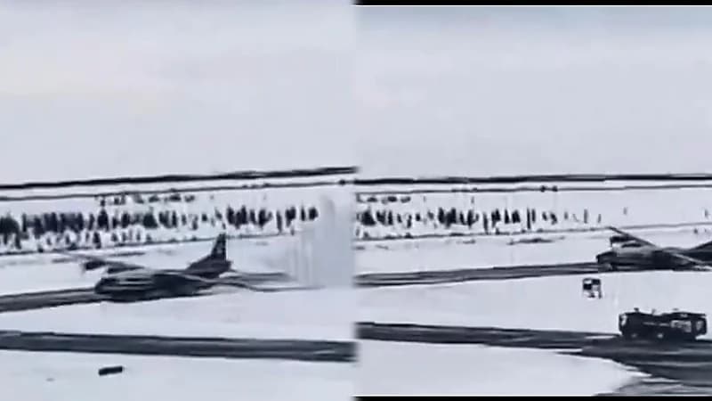 لحظة انقلاب طائرة شحن أثناء هبوطها الاضطراري.. فيديو